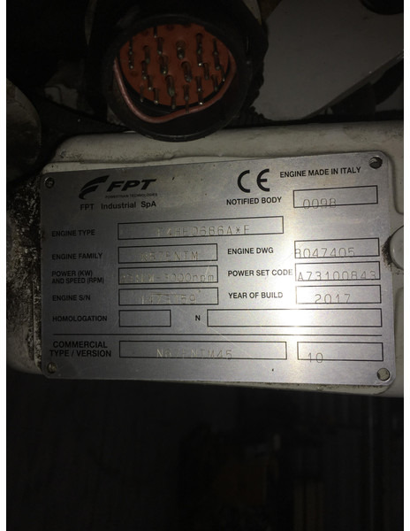 建筑机械 FPT F4HE0686A*E FOR PARTS：图6