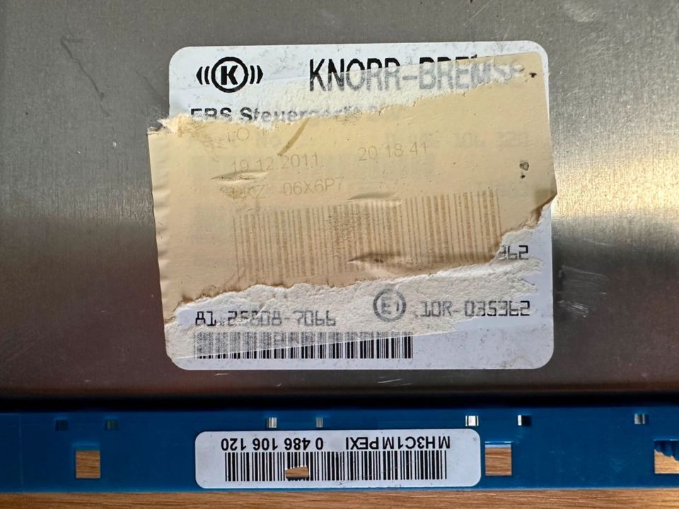 ECU 适用于 卡车 MAN KNORR-BREMSE EBS Steuergerät 81.25808.7066：图2