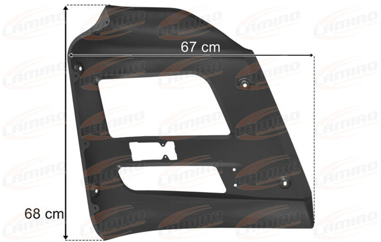 新的 保险杠 适用于 卡车 MAN TGS 2013- FRONT BUMPER LH STEEL W/H MAN TGS 2013- FRONT BUMPER LH STEEL W/H：图2