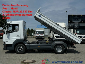 Mercedes-Benz 818 Atego Meiller 3 S.Kipper 2xAHK nur 25.537 KM - 翻斗车：图1