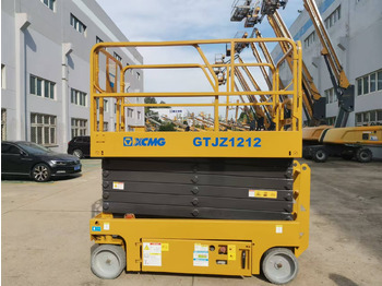 剪式升降机 XCMG Official 12m Used Self Propelled Scissor Lift GTJZ1212 Aerial Work Platforms For Sale：图3