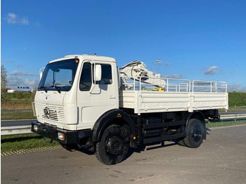 卡车, 起重车 MERCEDESBENZ 1017 4X4 ex  reconditioned white with crane：图3