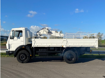 卡车, 起重车 MERCEDESBENZ 1017 4X4 ex  reconditioned white with crane：图4