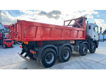 翻斗车 MAN TGA 35.430 8X4 tipper - crane Palfinger PK 17502：图4