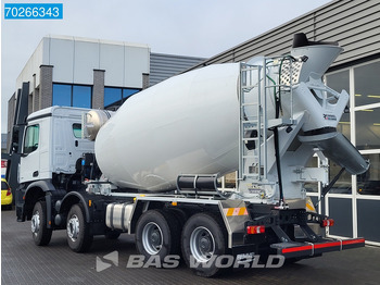 新的 混凝土搅拌车 Mercedes-Benz Arocs 4140 8X4 NEW 10m3 Remmel Mixer Automatic Euro 3：图3