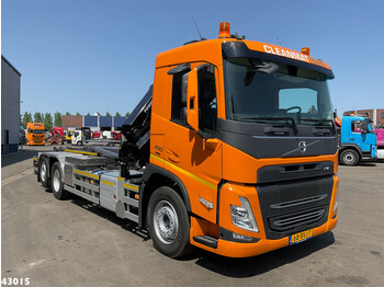 吊钩升降车, 起重车 Volvo FM 430 HMF 23 Tonmeter laadkraan：图5