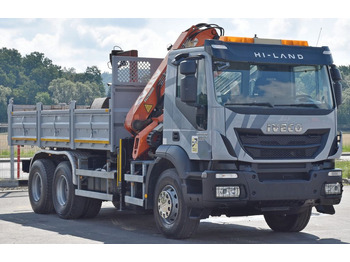 起重车, 翻斗车 Iveco TRAKKER 410*Kipper 5,20m*ATLAS 165.2E * FUNK/6x4：图4