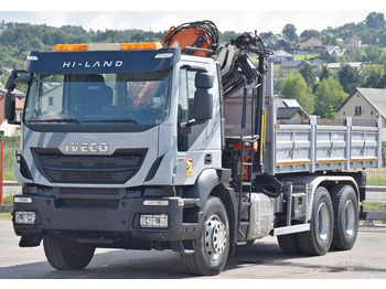 起重车, 翻斗车 Iveco TRAKKER 410*Kipper 5,20m*ATLAS 165.2E * FUNK/6x4：图3