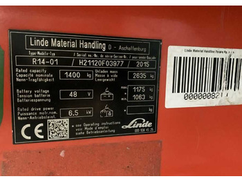 前移式叉车 LINDE R14