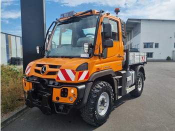 翻斗车 Unimog MB Unimog U318 4x4 Kipper Zapfwelle Klima 449h：图2