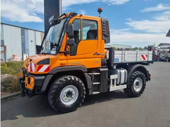 翻斗车 Unimog MB Unimog U318 4x4 Kipper Zapfwelle Klima 449h：图4