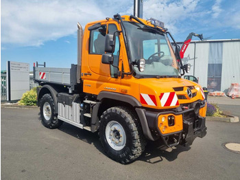 翻斗车 Unimog MB Unimog U318 4x4 Kipper Zapfwelle Klima 449h：图3