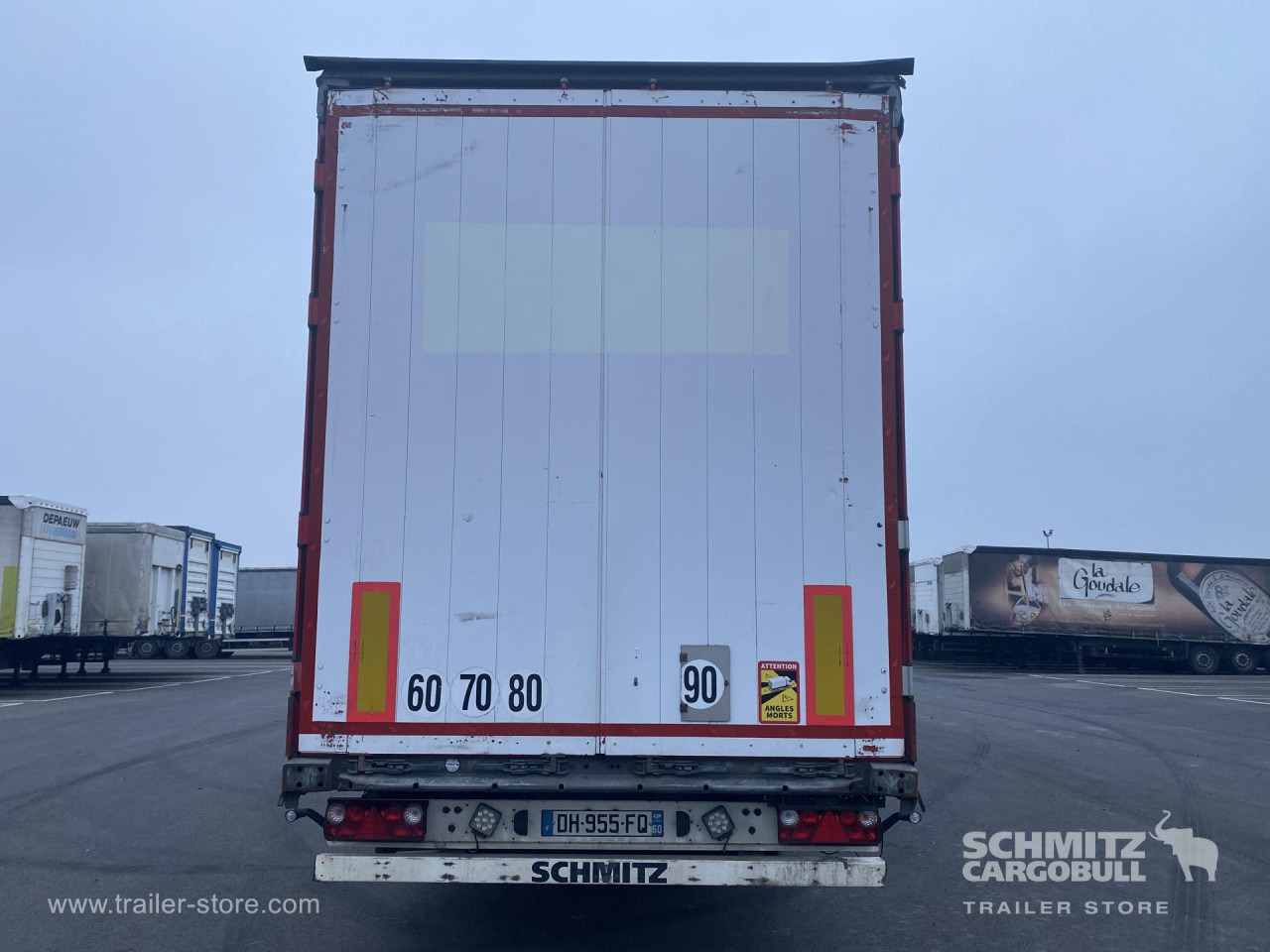 侧帘半拖车 SCHMITZ Curtainsider Mega：图10