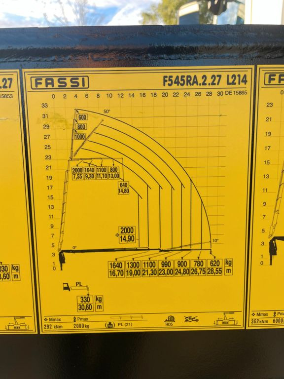 新的 卡车, 起重车 Volvo FMX 500  FASSI Ladekran F545 JIB & Winde Sofort：图10