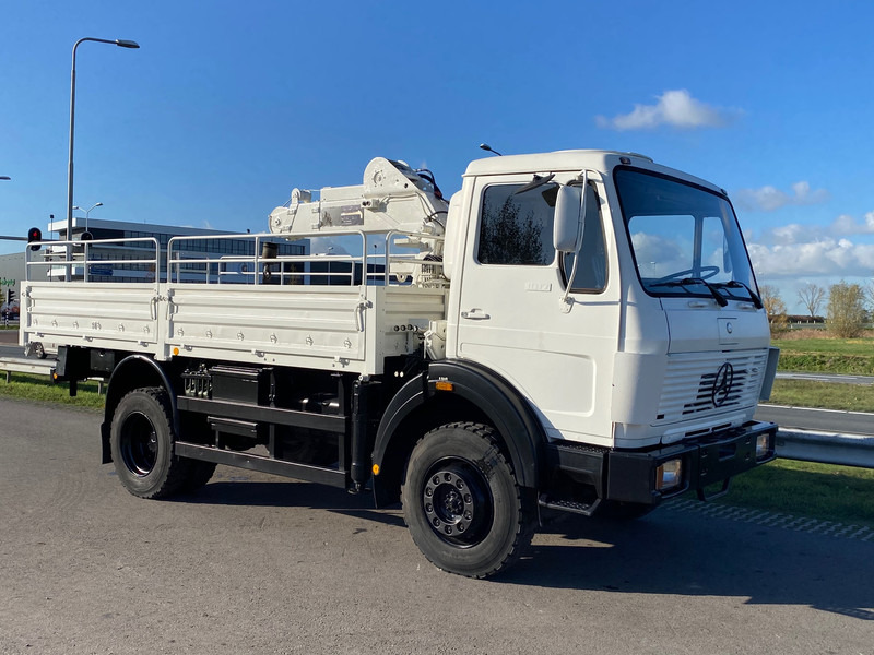 卡车, 起重车 MERCEDESBENZ 1017 4X4 ex  reconditioned white with crane：图9