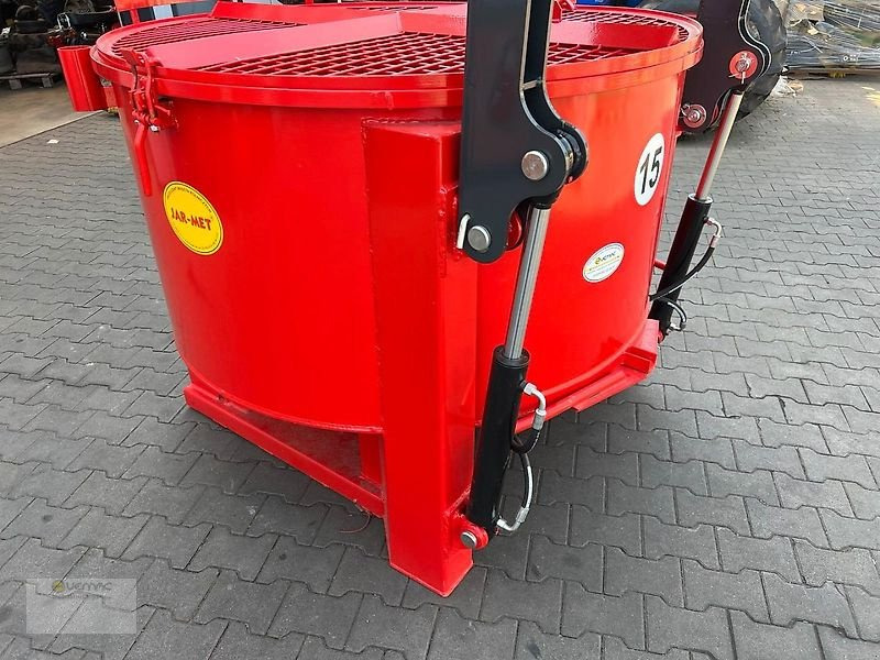 新的 混凝土搅拌机 Jar-Met Betonmischer 1200 Liter Selbstlader Schaufel Mischer Traktor NEU：图11