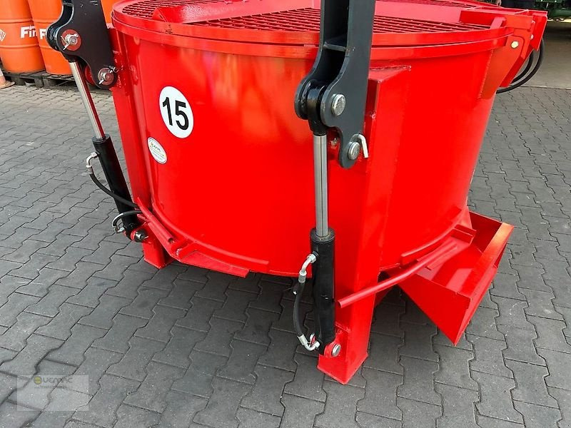 新的 混凝土搅拌机 Jar-Met Betonmischer 1200 Liter Selbstlader Schaufel Mischer Traktor NEU：图10