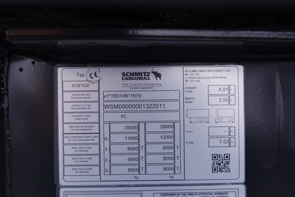 侧帘半拖车 Schmitz Cargobull WYWROTKA 25 m3 / STALOWA / 2021 ROK / RYNNA WANN：图16