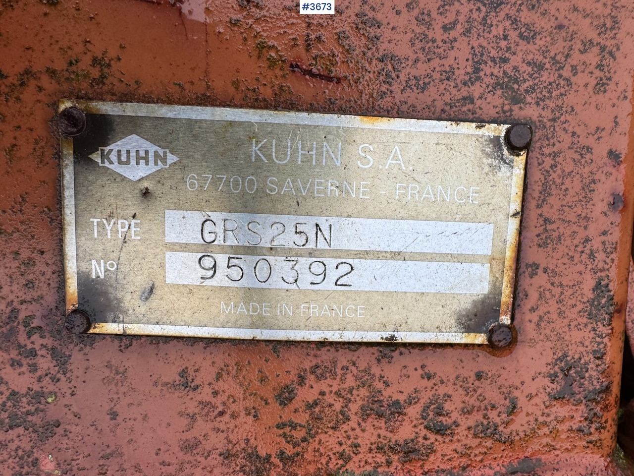 干草和饲料设备 Kuhn GRS 25 N Combi rake：图12