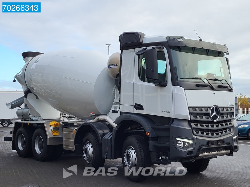 新的 混凝土搅拌车 Mercedes-Benz Arocs 4140 8X4 NEW 10m3 Remmel Mixer Automatic Euro 3：图11