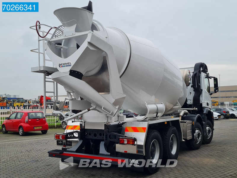 新的 混凝土搅拌车 Mercedes-Benz Arocs 4142 8X4 NEW Remmel mixer 10m3 Big-Axle Steelsuspension Euro 3：图7