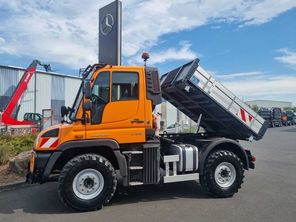 翻斗车 Unimog MB Unimog U318 4x4 Kipper Zapfwelle Klima 449h：图6